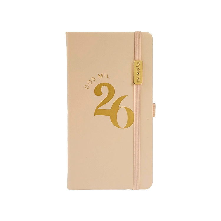 Agenda FW 2026 Pocket Classic Pink Cosida Semanal 17x9.5 Art.202006